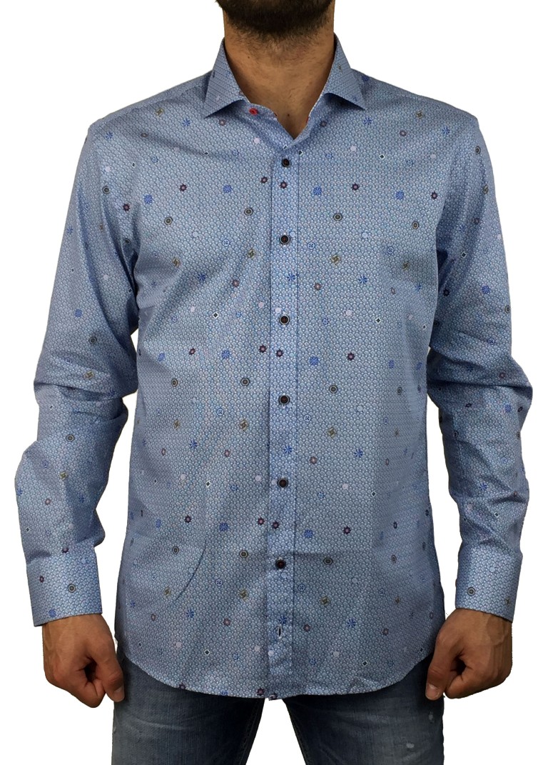 Firenze μπλε πουκάμισο 016 5902