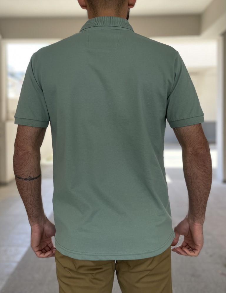 Everbest ανδρική μέντα πικέ Polo μπλούζα Plus Size 242833M φωτογραφία