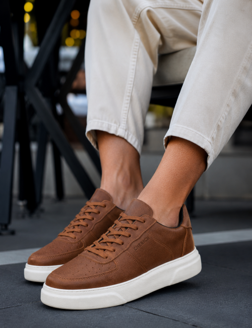 Ανδρικά ταμπά Sneakers δερματίνη CH087T