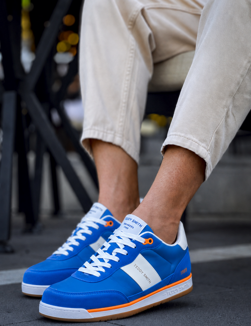 Teddy Smith ανδρικά μπλε sneakers 120506