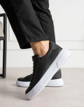 Ανδρικά δίσολα Sneakers με κορδόνια λαστιχένια σόλα.