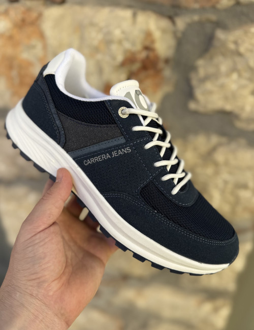 Carrera ανδρικά μπλε navy casual sneakers CAM53201