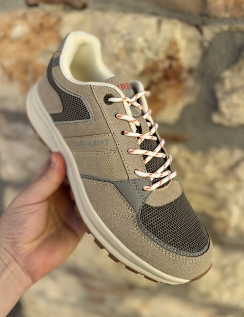 Carrera ανδρικά μπεζ casual sneakers CAM53200