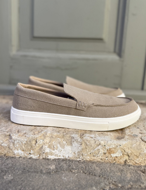 Carrera ανδρικά μπεζ μοκασίνια CAM85104