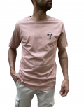 NDC ανδρικό σομόν T-shirt με τύπωμα 222916S