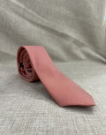 Γραβάτα αντρική κόκκινη με σχέδιο και μαντήλι 2404K