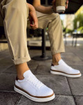 Ανδρικά Sneakers με διχρωμία και κορδόνια.