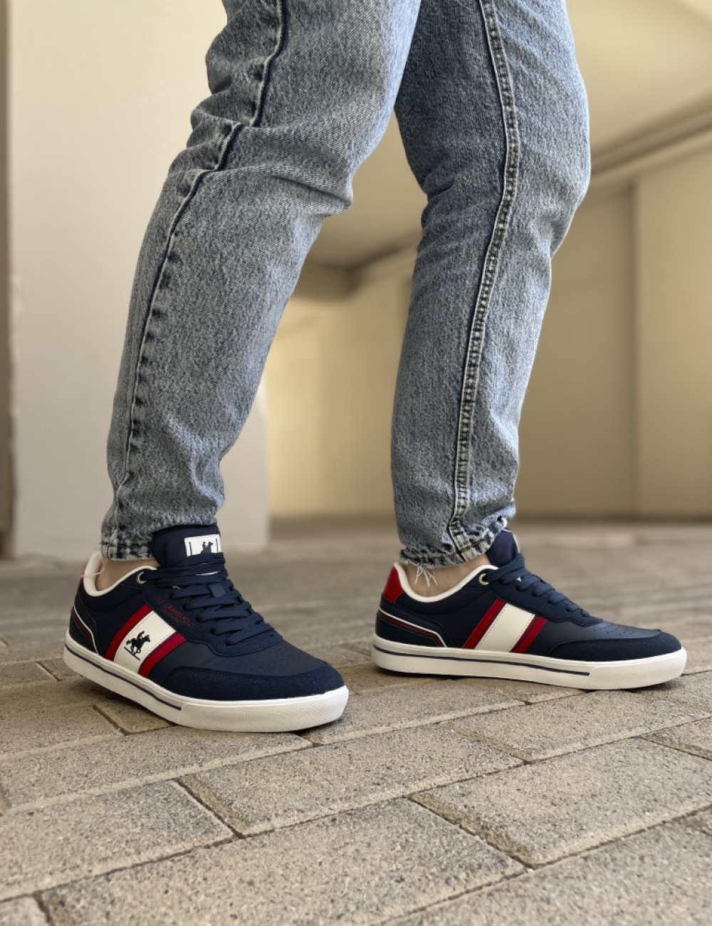 Us Grand Polo μπλε ανδρικά casual sneakers GPM414605