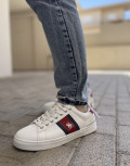  Ανδρικά χαμηλά Casual Sneakers κατασκευασμένα απο δερματίνη  άριστης ποιότητας.