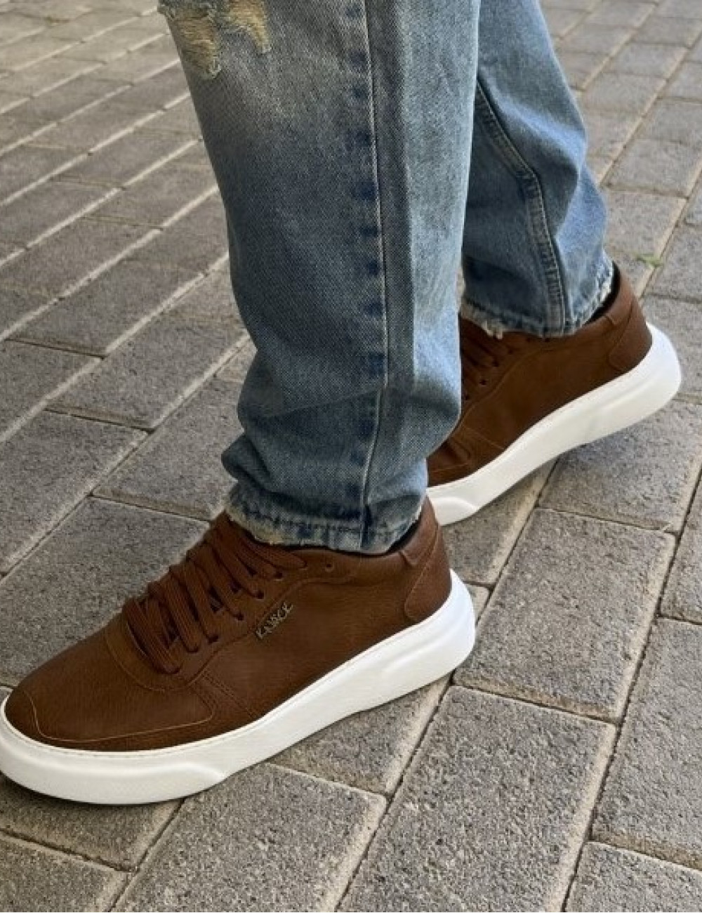 Ανδρικά κάμελ Casual Sneakers δίσολα 2222020