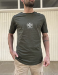 NDC ανδρικό χακί Tshirt με τύπωμα 222905K