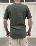 NDC ανδρικό χακί Tshirt με τύπωμα 222905K