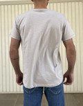 Everbest ανδρική γκρι φλάμα κοντομάνικη μπλούζα με τύπωμα 24812