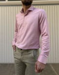 Ανδρικό ροζ πουκάμισο Oxford Modern Fit 243015W