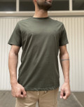 Everbest ανδρικό χακί Plus Size T-shirt 2328000X