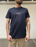 Everbest ανδρική μπλε φλάμα κοντομάνικη μπλούζα με τύπωμα 24814B