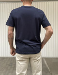 Everbest ανδρικό μπλε Tshirt με τύπωμα 242808