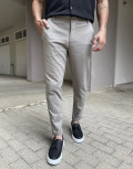 Ben Tailor Ανδρικό γκρι υφασμάτινο παντελόνι Kowalski 0398G