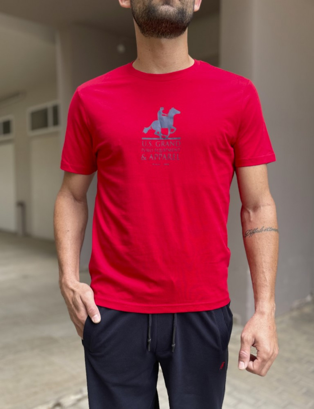 US Grand Polo ανδρική&nbsp;κοντομάνικη&nbsp;μπλούζα.