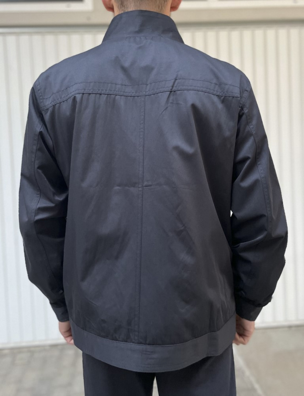 Ανδρικό μαύρο Jacket με γιακά D18052