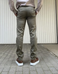 Ανδρικό χακί υφασμάτινο Chinos παντελόνι Ben Tailor 0285K