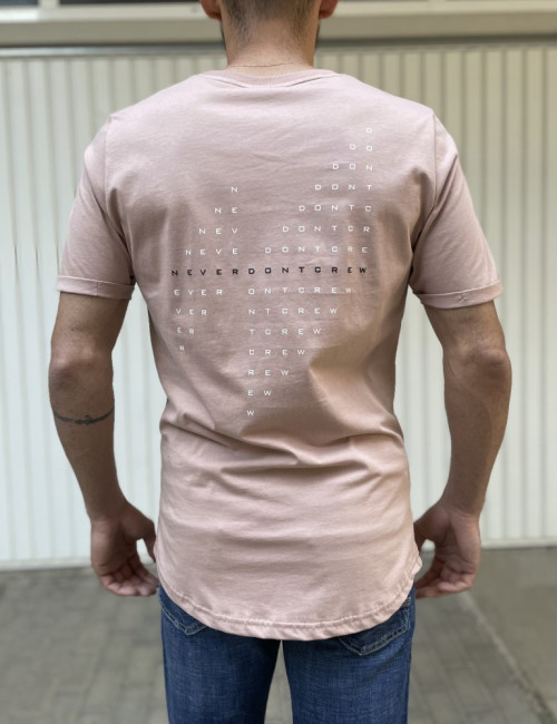 NDC ανδρικό σομόν T-shirt με τύπωμα 2329070S