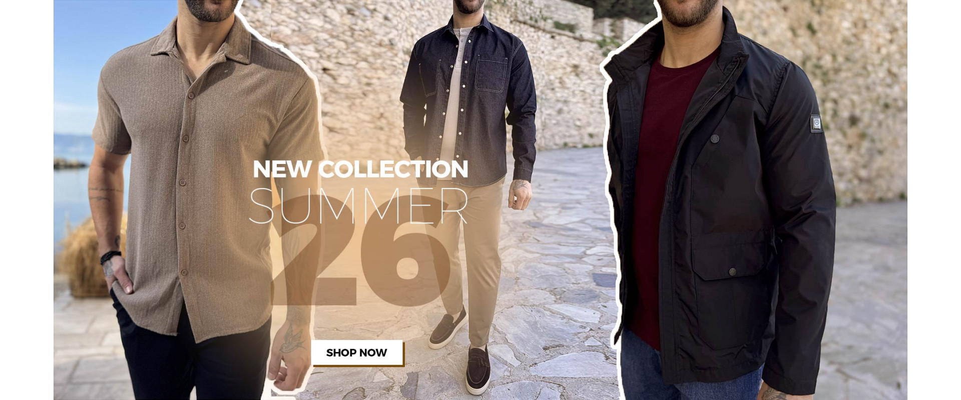 Νέες παραλαβές σε ανδρικά ρουχα και sneakers για καλοκαιρι 2026