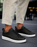 Aνδρικά χαμηλά Casual Sneakers κατασκευασμένα από γνήσιο δέρμα.