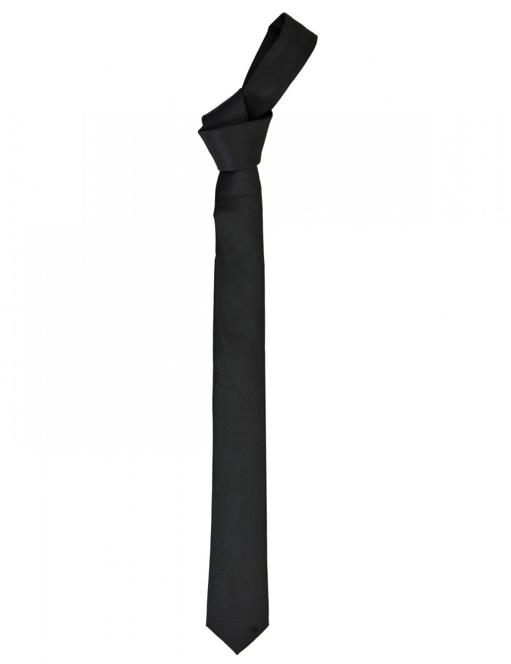 Ανδρική γραβάτα μαύρη μονόχρωμη 28582R