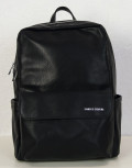 Ανδρικό μαύρο Backpack δερματίνη EC2573