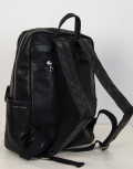 Ανδρικό μαύρο Backpack δερματίνη EC2573