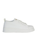 Ανδρικά λευκά Sneakers δερματίνη 0102020W