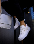 Ανδρικά λευκά Sneakers δερματίνη CH087E