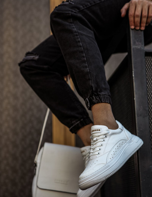 Ανδρικά λευκά Casual Sneakers CH115A