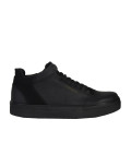 Ανδρικά μαύρα Sneakers δερματίνη CH004S