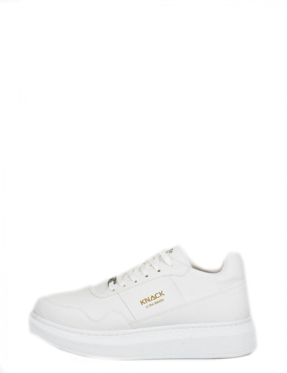 Ανδρικά λευκά Sneakers με κορδόνια 0382020W