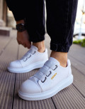 Ανδρικά λευκά Casual Sneakers δερματίνη CH253W