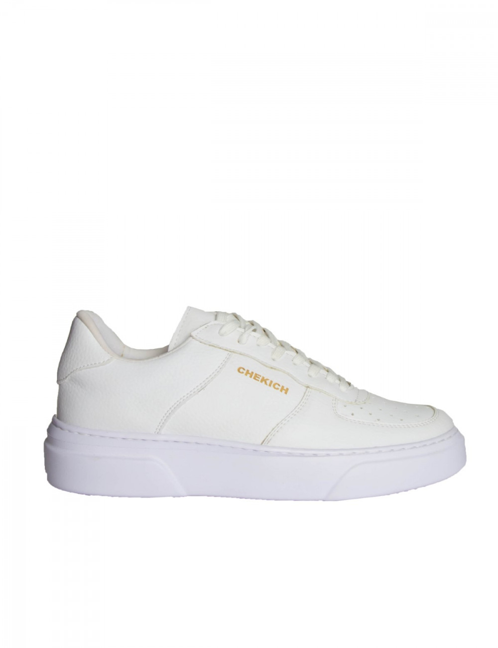 Ανδρικά λευκά Sneakers δερματίνη CH087E