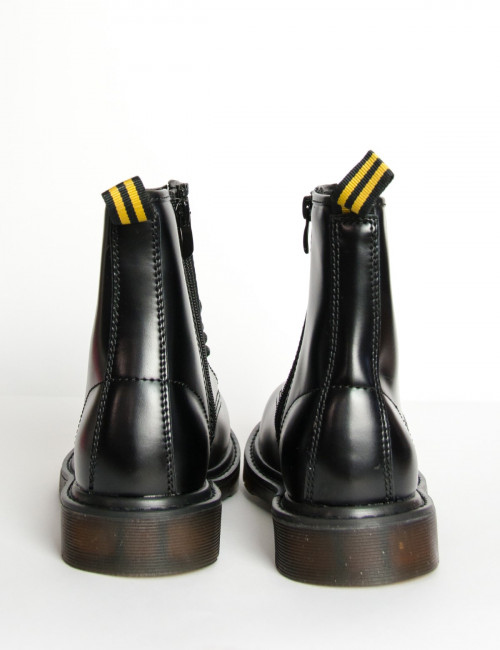 Ανδρικά μαύρα αρβυλάκια δερματίνη κρεπ σόλα GR8830A