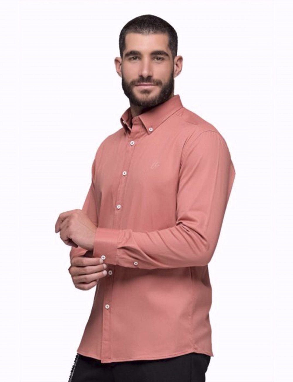 Ben Tailor ανδρικό ροδακινί πουκάμισο Harmony 0395P
