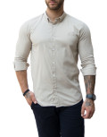 Ben Tailor ανδρικό μπεζ πουκάμισο Harmony 0395B