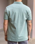 Everbest ανδρική μέντα Polo μπλούζα Plus Size 2328490P
