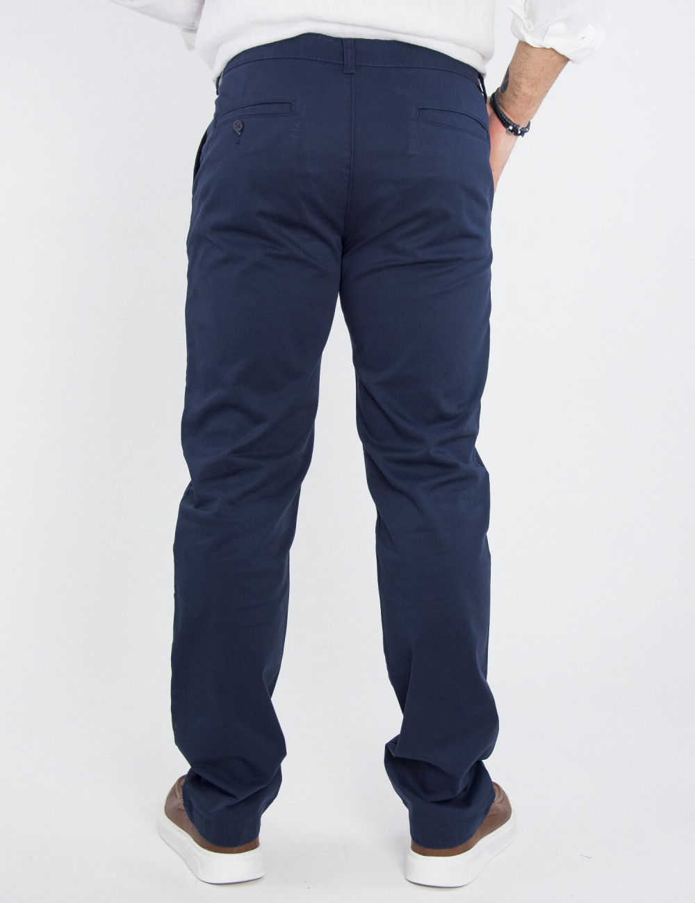 Lee Chinos Ανδρικό navy παντελόνι L71LTY64
