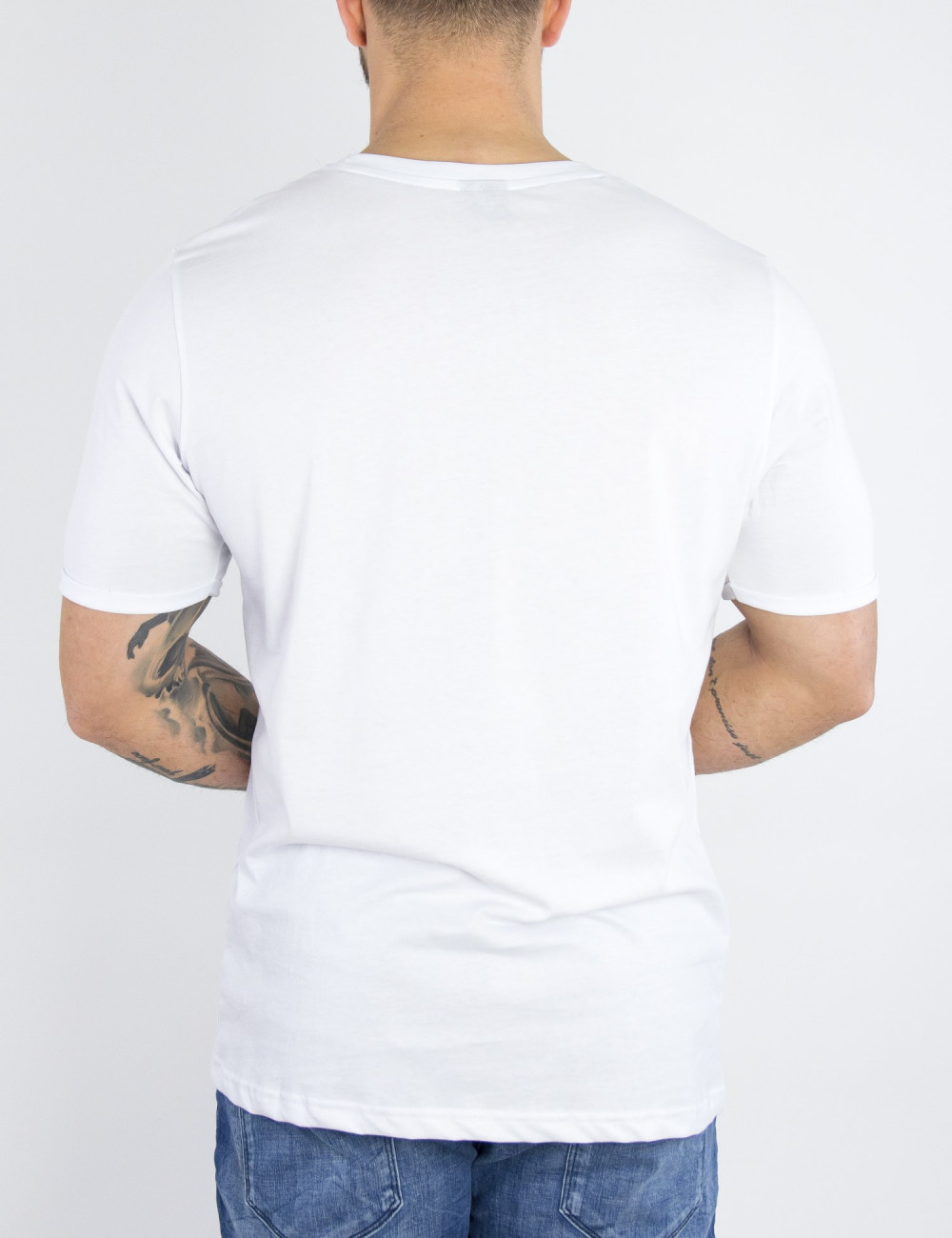 NDC ανδρικό λευκό T-shirt 2329100W