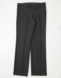Ανδρικό μαύρο υφασμάτινο παντελόνι ρίγες 400999