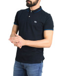 Lee ανδρική μαύρη Polo κοντομάνικη μπλούζα L61ARL01