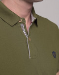 Everbest ανδρική χακί Polo μπλούζα Plus Size 2328390