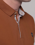 Everbest ανδρική μόκα Polo μπλούζα Plus Size 2328390M