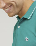 Lee ανδρικό πράσινο Polo μπλουζάκι Pique L61ARLA12
