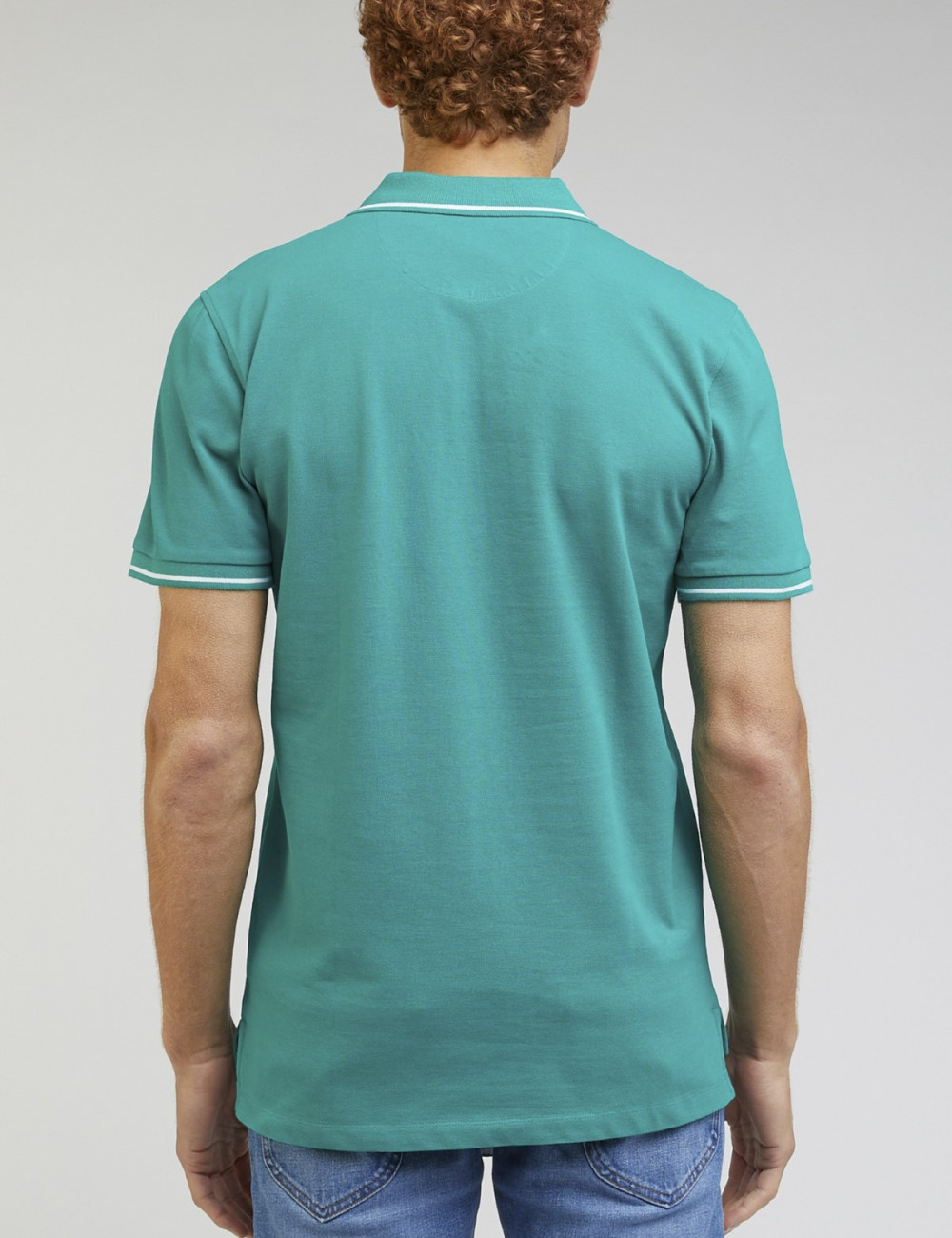 Lee ανδρικό πράσινο Polo μπλουζάκι Pique L61ARLA12